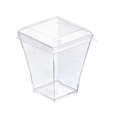 Omg Clear Plastic Lid For All Taiti Cups, 1.7 x 1.7 In, 600PK OM1608829